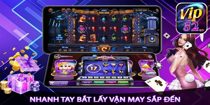 Game bài khuyến mãi Vip52 thu hút nhiều người chơi